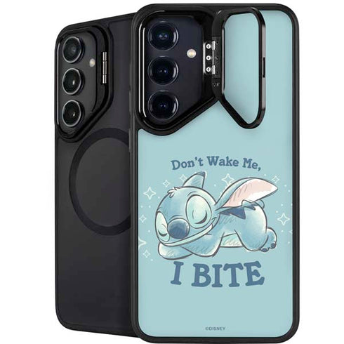 Disney Lilo and Stitch Dont Wake Me I Bite Galaxy S25 Kickstand Case